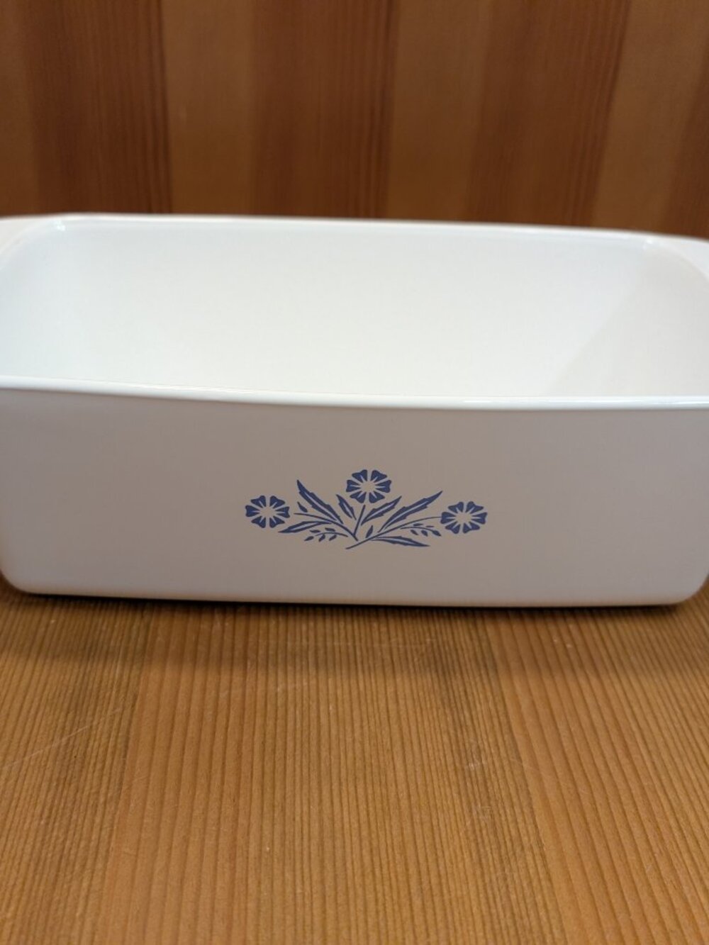 Vintage Corning Ware BLUE CORNFLOWER Loaf Pan Bread Meat P-315-B 9x5x3 USA - EUC